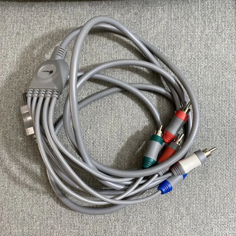 React Component Video Cable 8-Foot for Nintendo Wii Grey (Read Description)